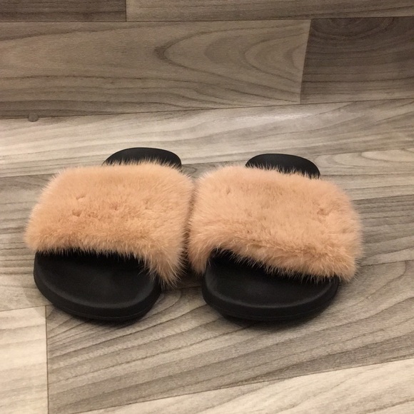 nude givenchy slides